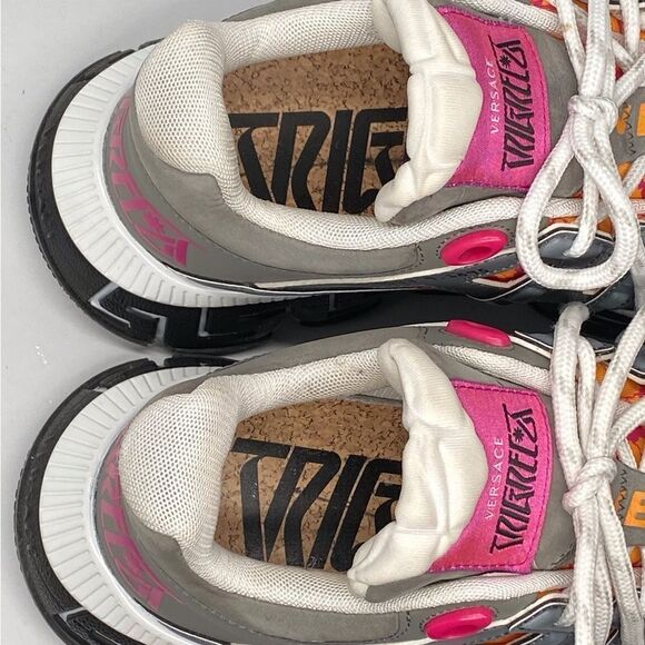 Versace Barocco Trigreca Sneakers size 40/US size 7 - Picture 9 of 16